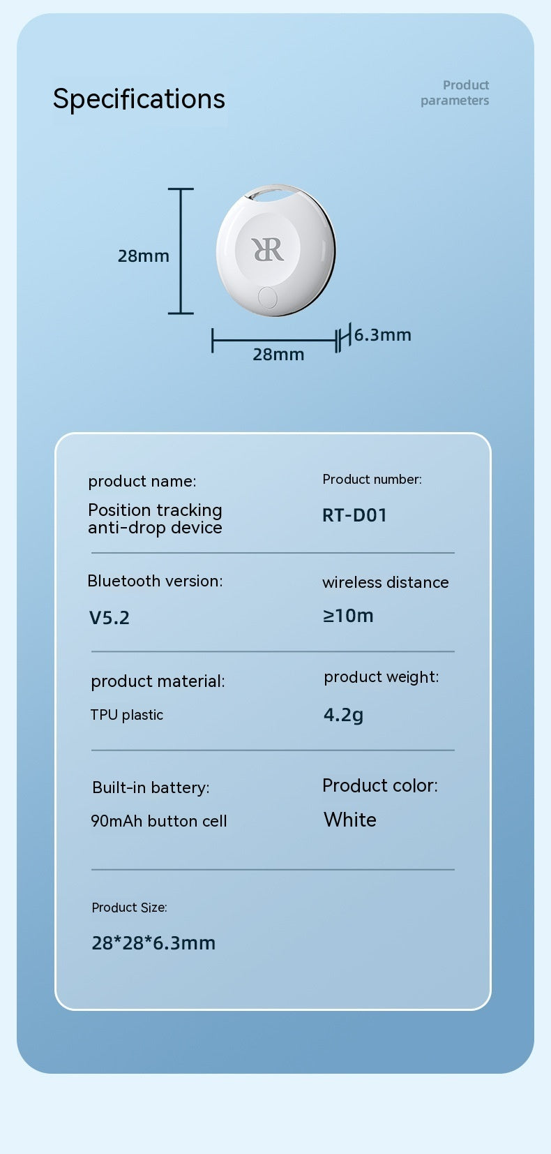 Anti-loss Alarm Device Smart Wireless