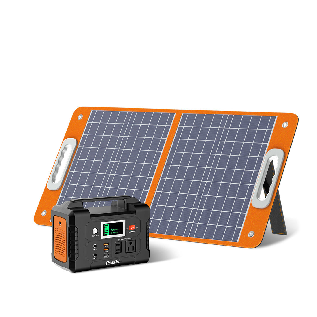 200W Portable Power Station 40800mAh Solar Generator with 110V AC Outlet 2 DC Ports 3 USB Ports QC3.0 for Phones Tablets