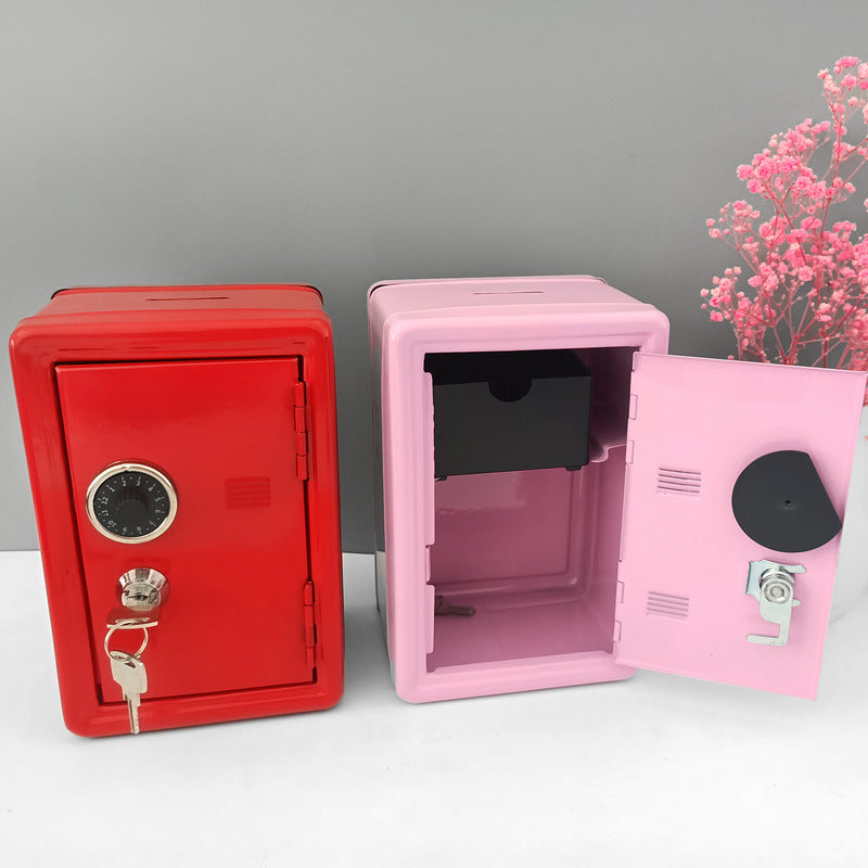 Mini Metal Safe Box Creative Piggy Bank