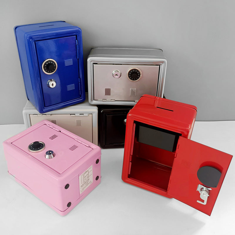 Mini Metal Safe Box Creative Piggy Bank