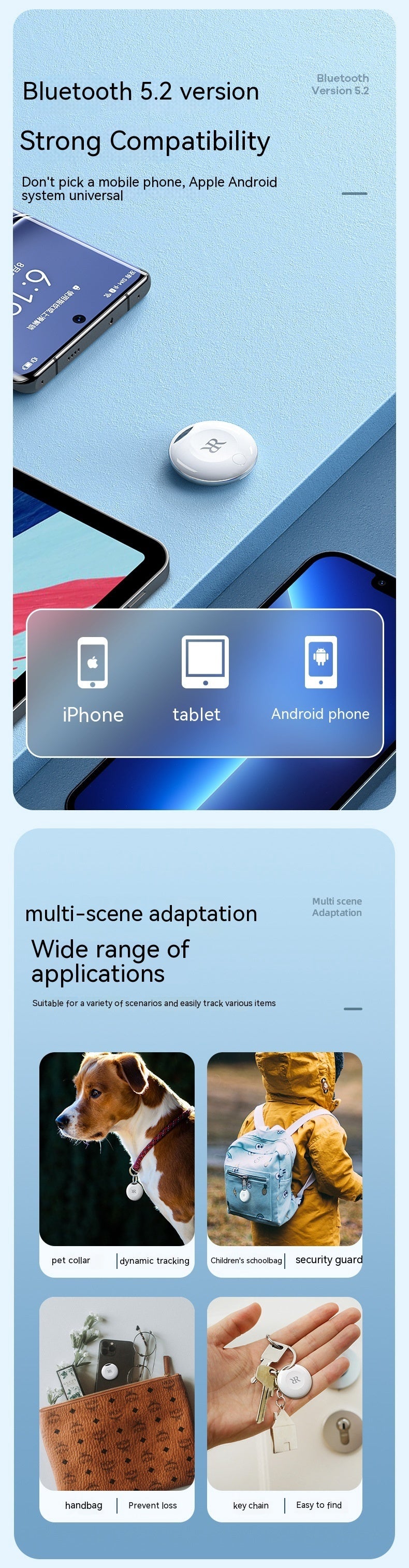 Anti-loss Alarm Device Smart Wireless